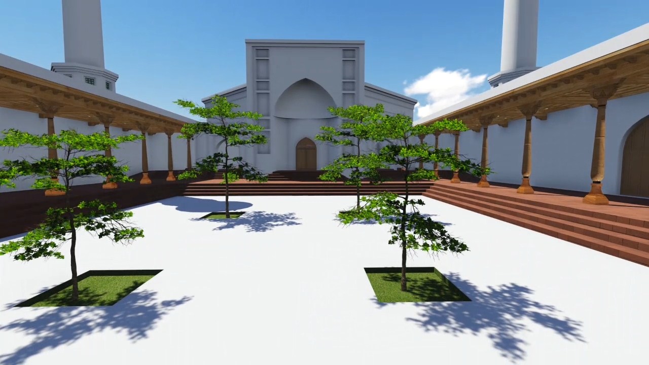 Виртуальная модель мечети Минар
